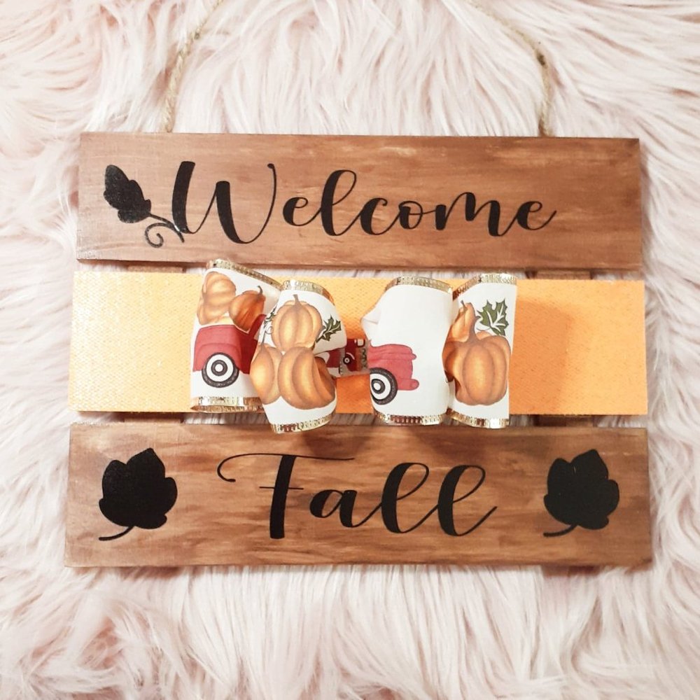 Welcome Fall Sign